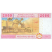 P108T Congo Republic - 2000 Francs Year 2002
